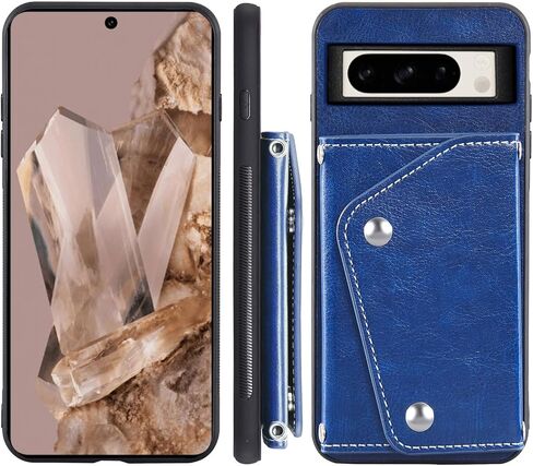 حالة الهاتف ASUWISH لـ Google Pixel 8 Pro 5G Wallet Wallet With Glass Glass Screen Protector Holder Crossbody Crossbody Leather Cell Accessories Pixel8Pro Pixel8 XL in Saudi Arabia