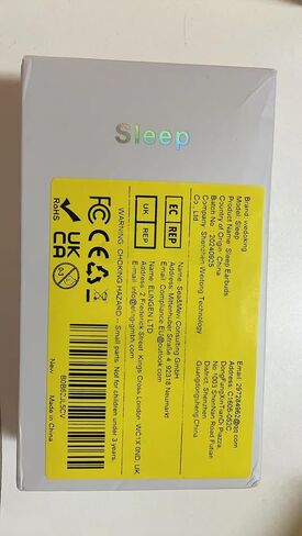 Sleep Earbuds w/Mic, Comfortable Sleeping Headphones Small Design for Side Sleepers Invisible Buds for Sleep Wireless Bluetooth Earphones for Noise Blocking Snoring (Ivory) in Saudi Arabia