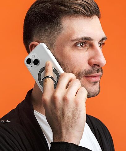 Mindsky Colorful Magnetic Phone Ring Holder for Mag-Safe [Ultra-Thin-Smooth-180° Foldable] Compatible with iPhone16/15/14/13/12, Samsung and MagSafe Case/Other Phones, (Stylish Cool) in Saudi Arabia