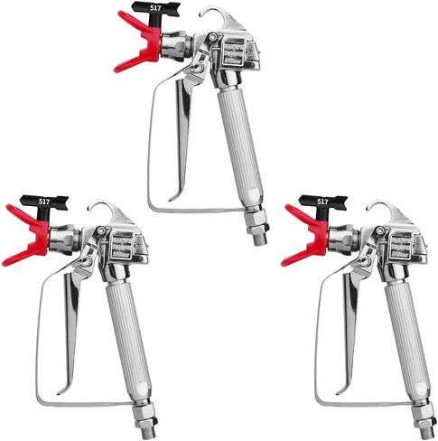 High-Pressure Airless Spray Gun - 3600 PSI, with 517 Tip Swivel, for Pump Sprayer Parts and Accessories, Compatible with Airless Paint Sprayers (2 pcs) in Saudi Arabia