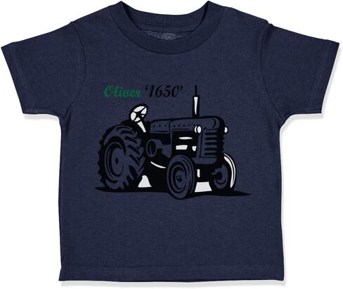Toddler T-Shirt Others Oliver Tractors Funny Humor Cotton Oliver 1650 Boy & Girl Clothes Oliver Trucks Baby Funny Tee Kelly Green Design Only 3T in Saudi Arabia
