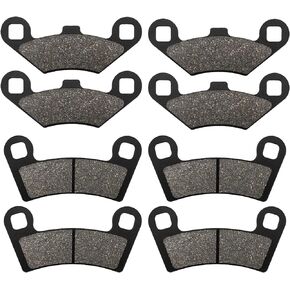 Front & Rear Brake Pads for Polaris RZR 800 EFI 2008-2014 RZR 800S RZR S 800 2009-2014 RZR 570 EFI 2012-2015