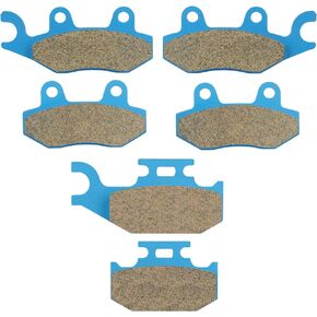Front & Rear Ceramic Brake Pads Set for Yamaha Raptor 700, 700R, Raptor 700 SE 2006, 2007-2012, 3 sets Front and Rear Brake Pads