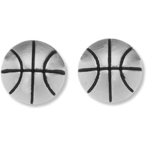 Basketball Stud Earrings - Basketball Jewelry- Perfect Basketball Gifts for Women, Teen and Girl Players and Fans