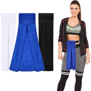 3 Pcs Football Towel with Waist Set - Absorbent Quick-Dry Multifunctional Sports Towel for Hiking, Gym, Yoga, Cycling (3pcs) in Kuwait