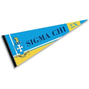 Sigma Chi Greek Pennant Banner Flag
