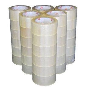 36 Rolls - 2 INCH x 110 Yards (330 ft) Clear Carton Sealing Packing Package Tape 2 MIL