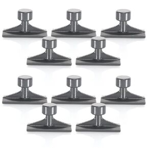 Tabweld Black Plague Grey Crease Pulling Set 10 Piece Pack - 83mm Crease Tab Paintless Dent Removal Set
