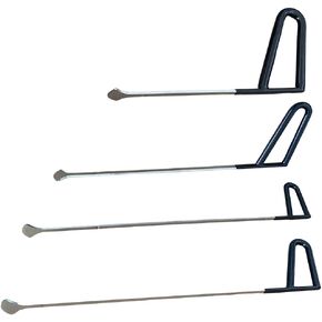 Paintless Dent Repair Rod Tool 4 Pcs Whale Tail Set,for Minor Dents, Door Dings and Hail Damage