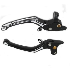 Motorcycle Brake Clutch Lever Hand Levers Fit for Harley Touring Road King Electra Glide Street Glide 2014-2016 Black