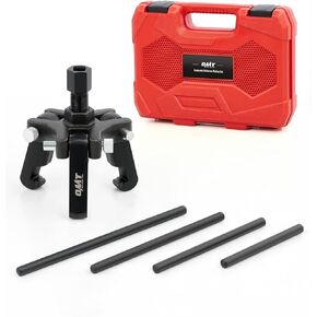 Orion Motor Tech Harmonic Balancer Puller Kit, Adjustable 3-Jaw Puller Set for Removing Harmonic Dampers & Balancers, 3-Jaw Pulley Puller Set Compatible with Chevy GM Chrysler Cadillac Ford More, Blue