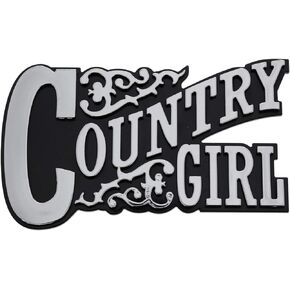 Pilot Automotive IP-3177 Easy Stick-On Country Girl Emblem, 1 Pack