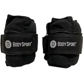Body Sport Adjustable Ankle Weights, 1 lb.–5 lb. – Customizable Ankle and Wrist Weight Sets for Men, Women, and Kids – Workout Aid for Added Resistance – Weight Set for Walking, Running,