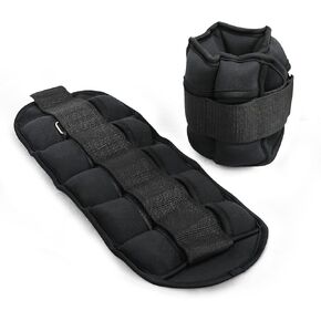 FEIERDUN Adjustable Ankle Weights for Women and Men, One Pair of 2,4,6,8,10 LBS Modular Leg Weights with Yoga, Walking, Running, Gym