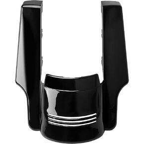 Motorcycle Vivid/Gloss Black 5" Rear Fender Extension Stretched Filler for Harley Touring Street Gilde Road Gilde 2009-2013