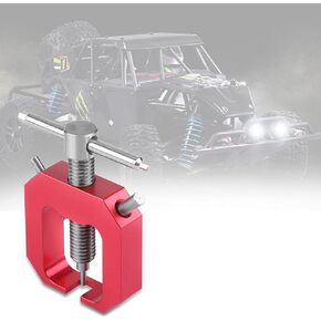 أداة سحب ترس المحرك، أداة إزالة ترس ترس من الفولاذ المقاوم للصدأ، أداة احترافية لإزالة سحّاب ترس ترس المحرك العالمي لجزء ترقية RC ملحق نموذج السيارة (أحمر) in Kuwait