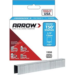 Arrow Fastener 50824 1/2" T50 Staples