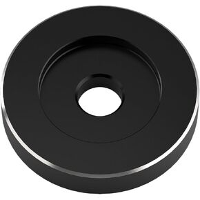 45 RPM Adapter for 7 Inch Vinyl Record Players and Record Turntables Adapter Solid Aluminum Record Turntable Adapter (Silver)