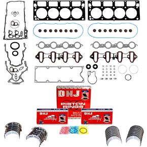 DNJ RRK3169 Engine Re-Ring Kit for 2004-2005 / Cadillac/Escalade EXT / 6.0L / OHV / V8 / Cu.364 / Vin N, U