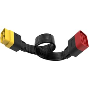 OBD2 Extension Cable, Professional Automotive Diagnostic Scan Tool Full 16 Pin Extension Cable for ODBII Scanner Forscan Check All Car Vehicles Computer Engine Code Reader - 20cm/7.9in