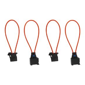 4 Pack Most Fiber Optic Loop Universal Optical Female & Male Adapter Connector Loop Bypass Cable for Radio and Audio for Benz Audi Mercedes BMW VW Porsche
