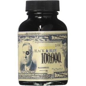 Noodler's Ink Fountain Pen Bottled Ink, 3oz, Brevity Blue-Black