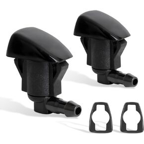 Belleone 2PCS Front Windshield Washer Nozzle Jet Kit Fit for 2004-2010 Toyota Sienna, 2005-2012 Corolla, 2004-2008 Solara, 2000-2005 Tundra, Replacement for Part # 85381-AE020