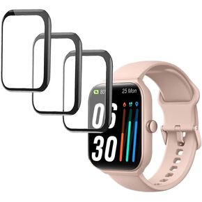 3D Screen Protector Compatible with VERYFIT IDW16 1.95 inches TOOBUR Smartwatch, PMMA, Full Coverage,3 Pieces