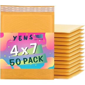 Kraft Bubble Mailers 8.5x12 25 Pack Self Seal Adhesive Shipping Bags, Cushioning Padded Envelopes for Shipping, Mailing, Packaging Useable Space 8.5x11