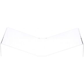 Plymor Clear Acrylic Open Book Display Stand, Flat, 19.625" W x 12" D x 3.5" H