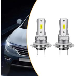 Pack-2 Car LED Fog Light Bulbs, H7 Automotive Lighting Lights, Super Bright Led Bulbs Replacements, Universal for Most Cars, Trucks and SUVs (White)