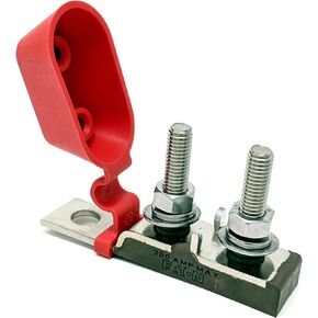 – MRBF Terminal Fuse Block (Fuse Not Included) - Dual Studs - Compact Mount for Marine Rated Battery Fuse