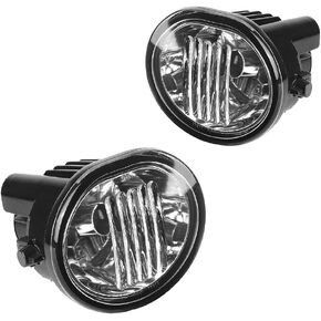 Driving Fog Lights Lamps Replacement for 2003-2008 Toyota Matrix, 2003-2008 Pontiac Vibe, 2004-2010 Scion TC with 9006 12V 51W Halogen Bulbs& Wire harness kit (Clear Lens)