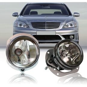 مصابيح الضباب لـ 2007-2013 مرسيدس بنز W204 C250 C300 C350 C63 C209 CLK350 CLK55 CLK63 W216 CL550 CL600 CL63 CL65 W164 ML320 ML450 ML550 ML63 ث/AMG/Sport Pkg فقط زوج واحد أصفر