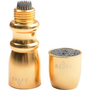 مجموعة ملحقات عصا البلياردو 3 في 1 لإصلاح السنوكر وأداة تشكيل عصا البلياردو (ذهبي) in Kuwait