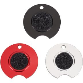 3Pcs/Set Pool cue Tip Shaper Dime Radius 1.43 inch Metal Billiard Cue Accessories Silver Black Red Mushroom Head Billiards Snooker Accessories