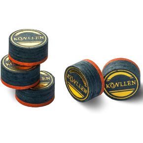 KONLLEN Pool Billiard Cue Tips - Pool Cue Tip/Snooker Cue Tip 14mm 6 Layers Billiards Accessories