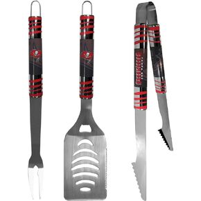 NFL Siskiyou Sports Fan Shop Tampa Bay Buccaneers Tailgater BBQ Set 3 piece Team Color