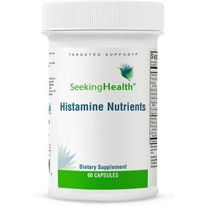 Seeking Health Histamine Nutrients, Formerly Histamine Block Plus, DAO Enzyme Supplement for Histamine Food Intolerance, Supports GI and Digestive Health (60 Capsules)*