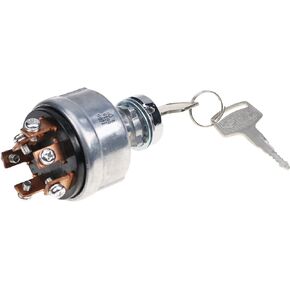 Ignition Switch for Mitsubishi International Tractor Satoh Tractor Case IH Tractor MT20D MT21 MT21D MT22 S373D Beaver S470 S630D S750 ST1820 ST1840 235 245 255 234 244 254 1120 1130 1140