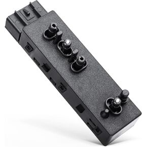 8-Way Front Right Power Seat Switch Compatible with Chevy Suburban Camaro Tahoe Gmc Sierra Yukon Cadillac Escalade Vehicles Seat Control, Replaces# 12451498 25974715 Passenger Size Adjustment Switch