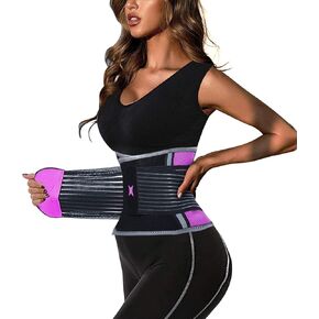 Women Waist Trainer Belt Waist Cincher Trimmer Slimming Body Shaper Belt for Sport Workout