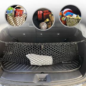 Envelope Style Automotive Elastic Trunk Mesh Cargo Net for Nissan Murano 2015-2024 - Premium Trunk Organizer and Storage - Luggage Net for SUV - Best Car Organizer for Nissan Murano