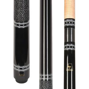 ASKA L9 Billiard Pool Cue, 58" Hard Rock Canadian Maple, Irish Linen Wrap, 13mm Hard Leather Tip