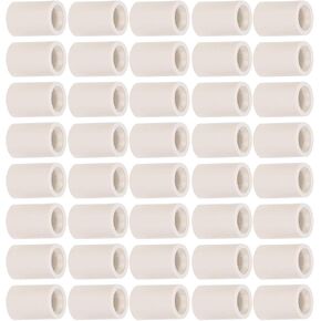 Billiard Cue Stick Ferrules40PCS Fiber Pool Cue Ferrules Tubes Replacement Parts Billiard Accessories Snooker Pool Repair Parts Cue Tips Cue Sticks & Accessories