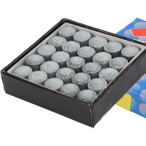 Billiard Cue Tips Replacement, 50Pcs 9mm/10mm/11mm/12mm/13mm Leather Billiard Pool Cue Tips Replacement with Storage Box for Pool Cues Stick and Snooker, Billiard Accessories(9mm)