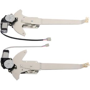 Front Left Driver Side+Front Right Passenger Side Power Window Regulators WIth Motor fits For Ford For F-350 1981-1997,For Ford For F-450 Super Duty 1997,For Ford Lobo 1997 741-674 741-754