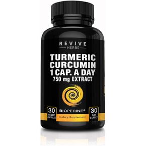 Pure Turmeric Curcumin with Bioperine. Super Strength. One Capsule A Day. Veggie Turmeric Capsules with Black Pepper. Premium Joint Support with 95% Standardized Curcuminoids.