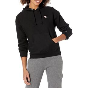 Champion Women's Reverse Weave Hoodie, Left Chest C