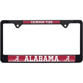 Alabama Crimson Tide Black License Plate Frame
